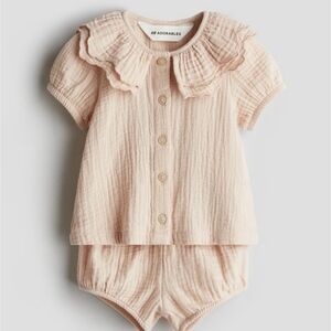 H&M Kids Matching Set in Light Pink